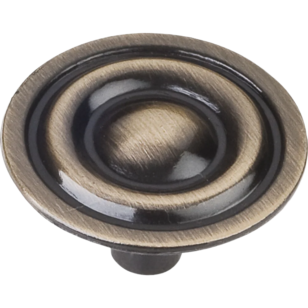 Top-Quality Hardware Resources 1-5 16 In. Kingsport Knob Brushed Antique Brass Prestigious