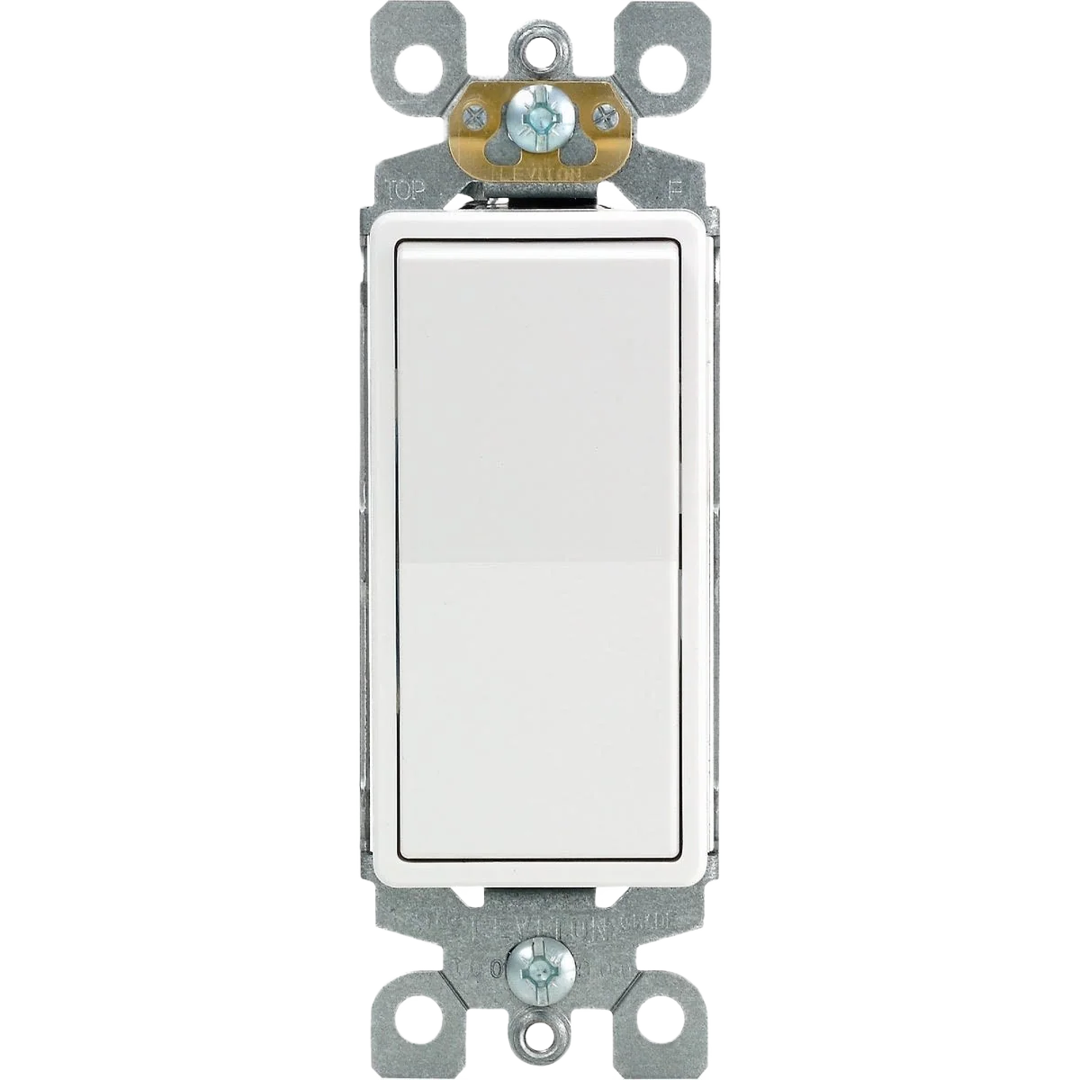 Refined Leviton Decora White Commercial Grade 20 Amp Rocker Single Pole Switch Fashionable