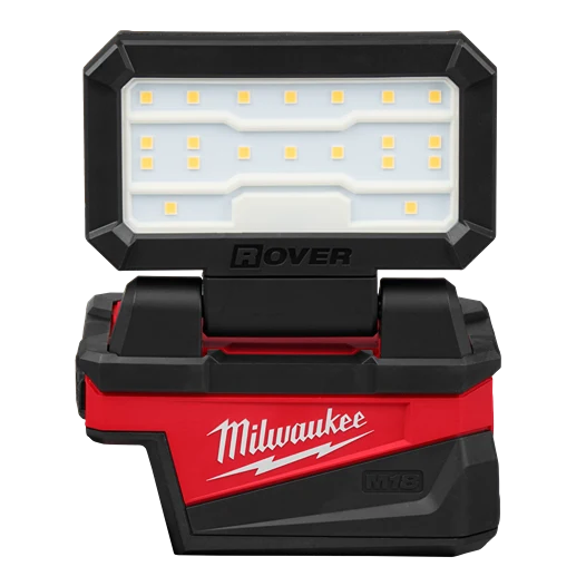 User-Friendly Milwaukee M18™ ROVER™ Compact Folding Flood Light w USB Charging Easy-to-Use