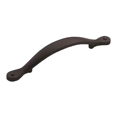 Durable Amerock Inspirations 3-3 4 Center-to-Center Matte Black Cabinet Pull Enhanced
