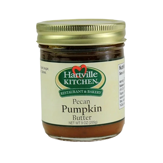 Certified Hartville Kitchen Pecan Pumpkin Butter 9 oz. Lightweight