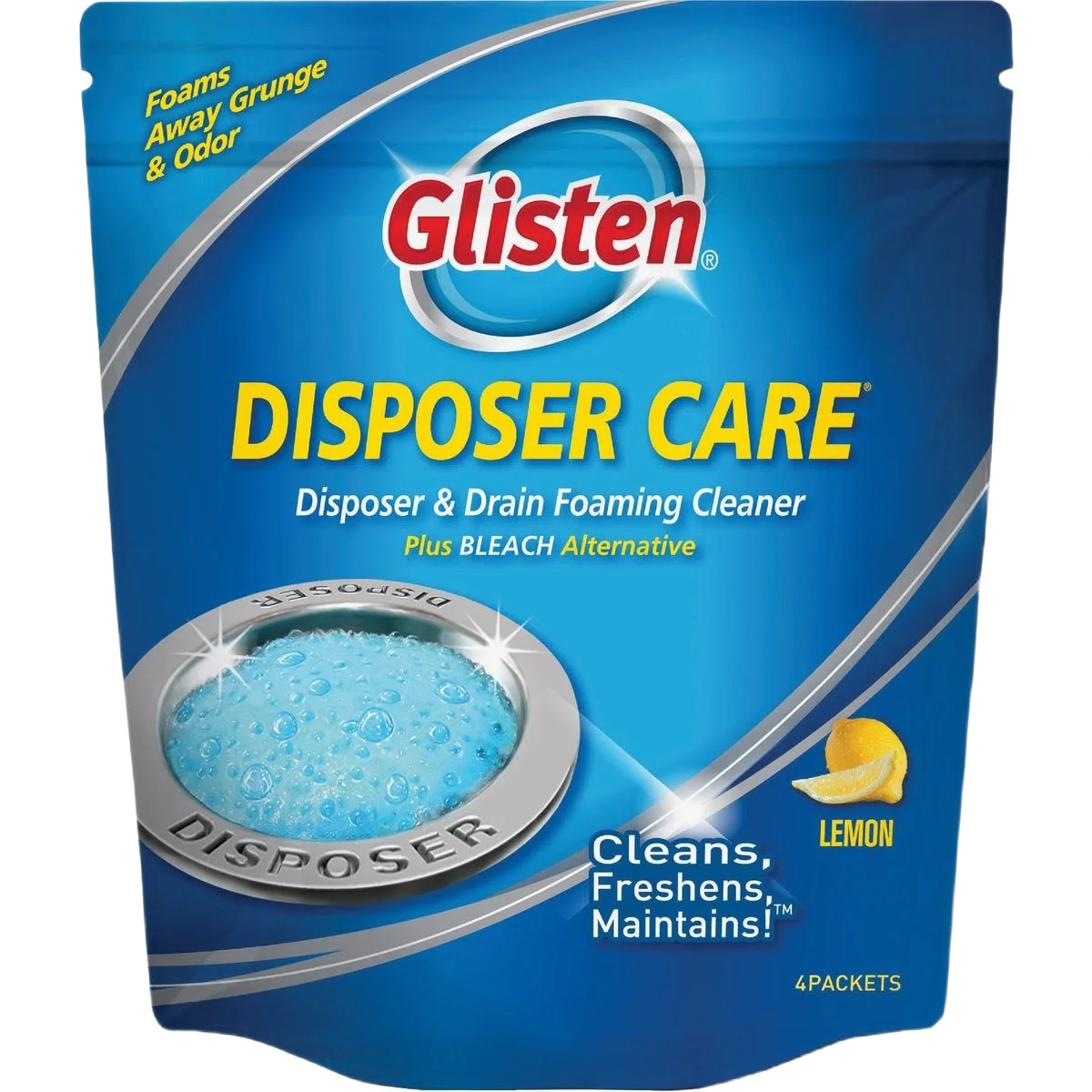 Expertly Made Glisten Disposer Care Garbage Disposal Cleaners 4 Count Premium