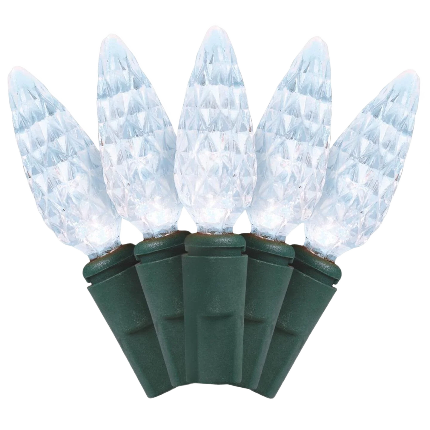 Original Design J Hofert Clear C6 LED Light Set 70 Bulbs Powerful