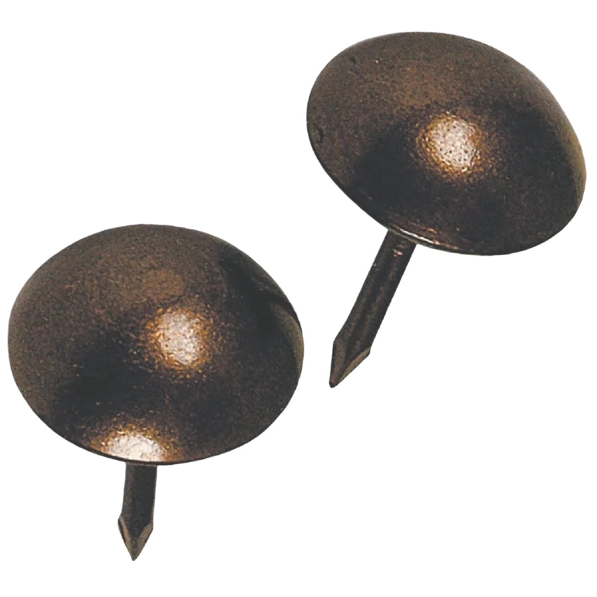 Smooth Anchor Wire Corp Large Round Bronze Furniture Nails 25-Ct Original Design