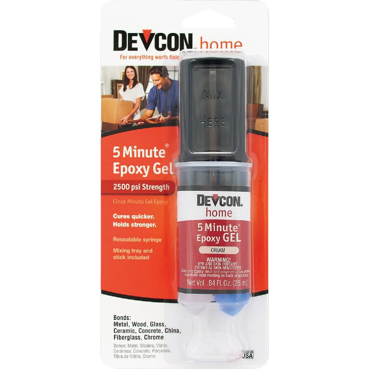 Detailed Devcon 5 Minute Epoxy Gel 1 oz. Practical