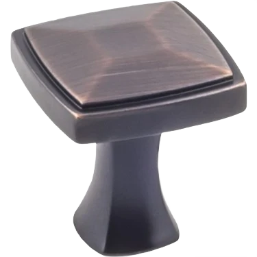 Sophisticated Hardware Resources Kasa Square Knob Brushed Oil Rubbed Bronze 10-Pack Optimized