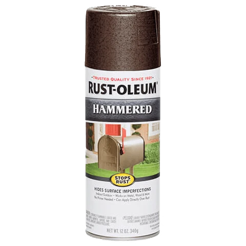 Pure Rust-Oleum Brown Hammered Spray Paint 12 oz. Elegant