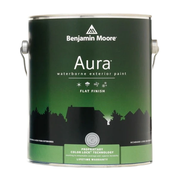 Casual Benjamin Moore Aura 4X Flat Tintable Exterior Paint 1 Quart Minimalist