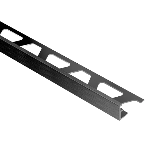 Healthy Schluter Jolly 1 2 in. L Channel Brushed Graphite Anodized Aluminum World-Class