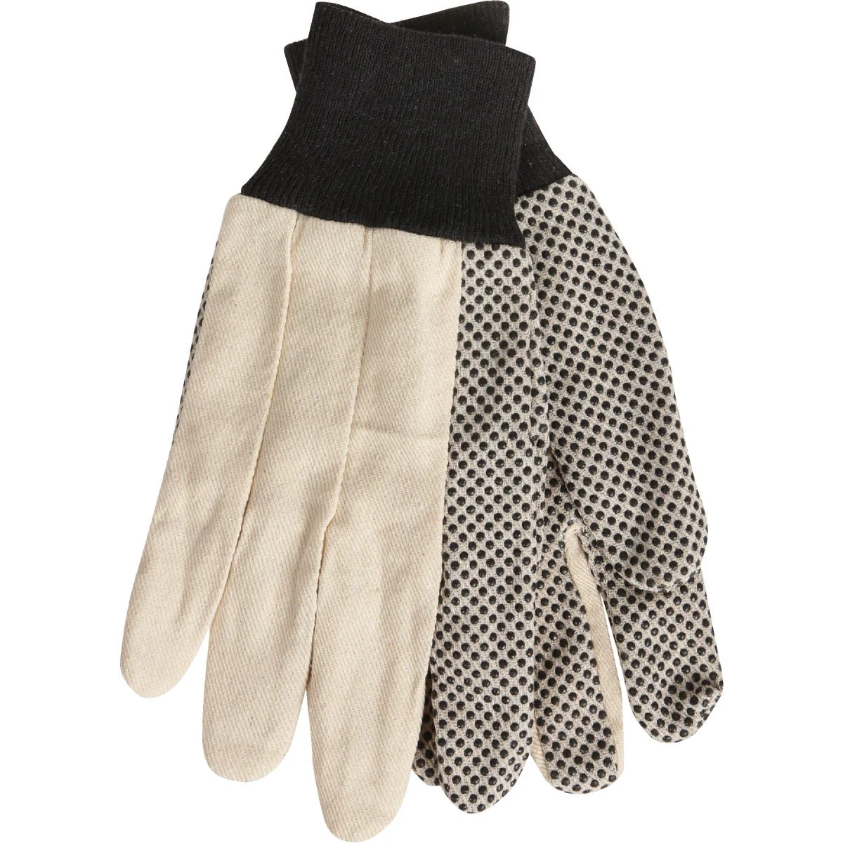 Trusted Do it Men's Large PVC Grip Cotton Canvas Work Gloves Expertly Made