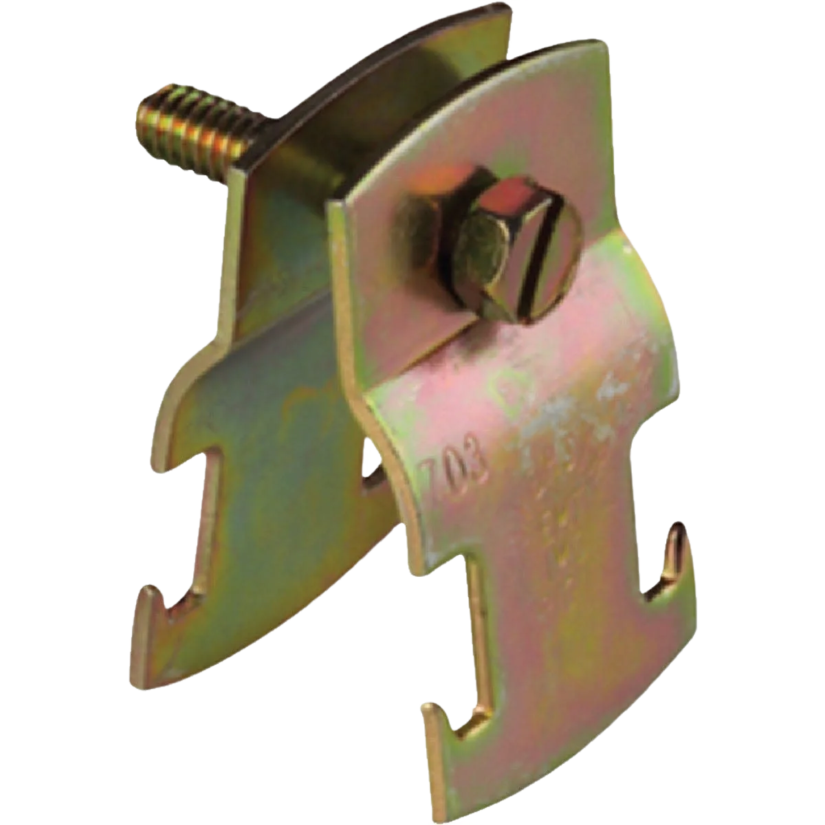 Versatile Superstrut 1 Gold Electroplated Zinc Universal Pipe Clamp Innovative