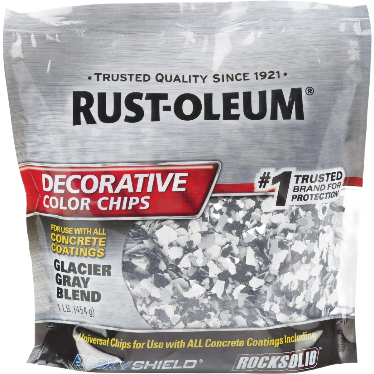 Natural Rust-Oleum Glacier Decorative Color Chip Concrete Coating 1 lb. Traditional