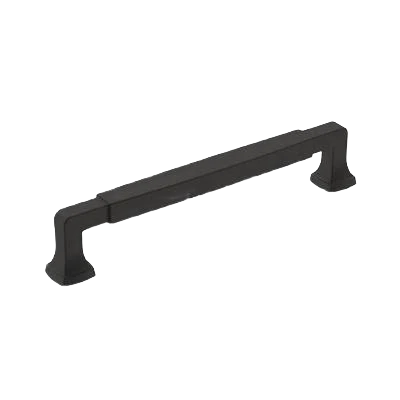 Advanced Amerock Stature 6-5 16 Center-to-Center Matte Black Cabinet Pull Natural