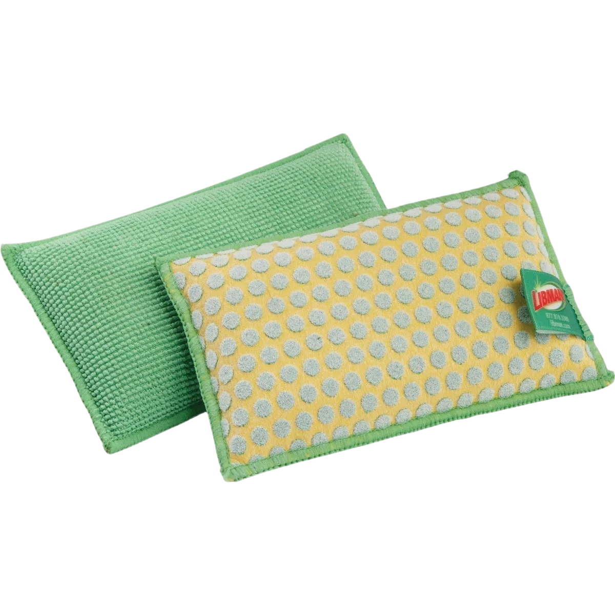 Fashionable Libman Power Scrub Dots Kitchen Bath Stayfresh Sponge 2-Pack High-Quality