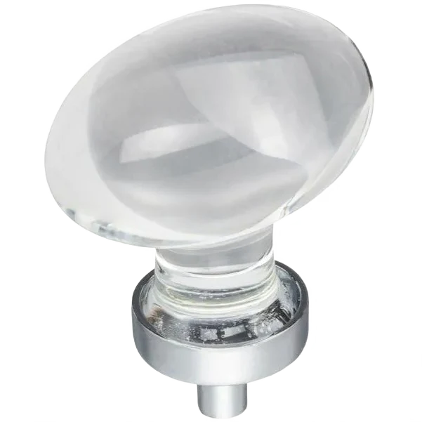 Breathable Jeffrey Alexander Polished Chrome Harlow Football Glass Cabinet Knob Authentic
