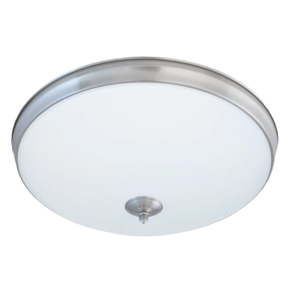 World-Class Good Earth Lighting Legacy Brushed Nickel Mount LED Light 19 in. Artisan