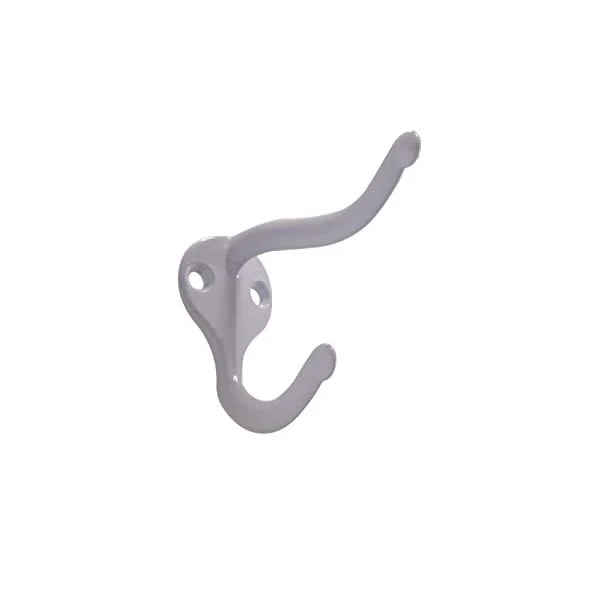 High-Grade Hillman Coat Hat Hook- White Secure