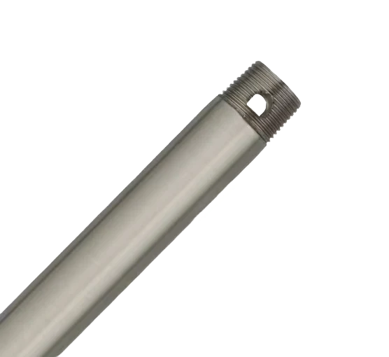 Long-Lasting Hunter Brushed Nickel Downrod 36 Relaxed