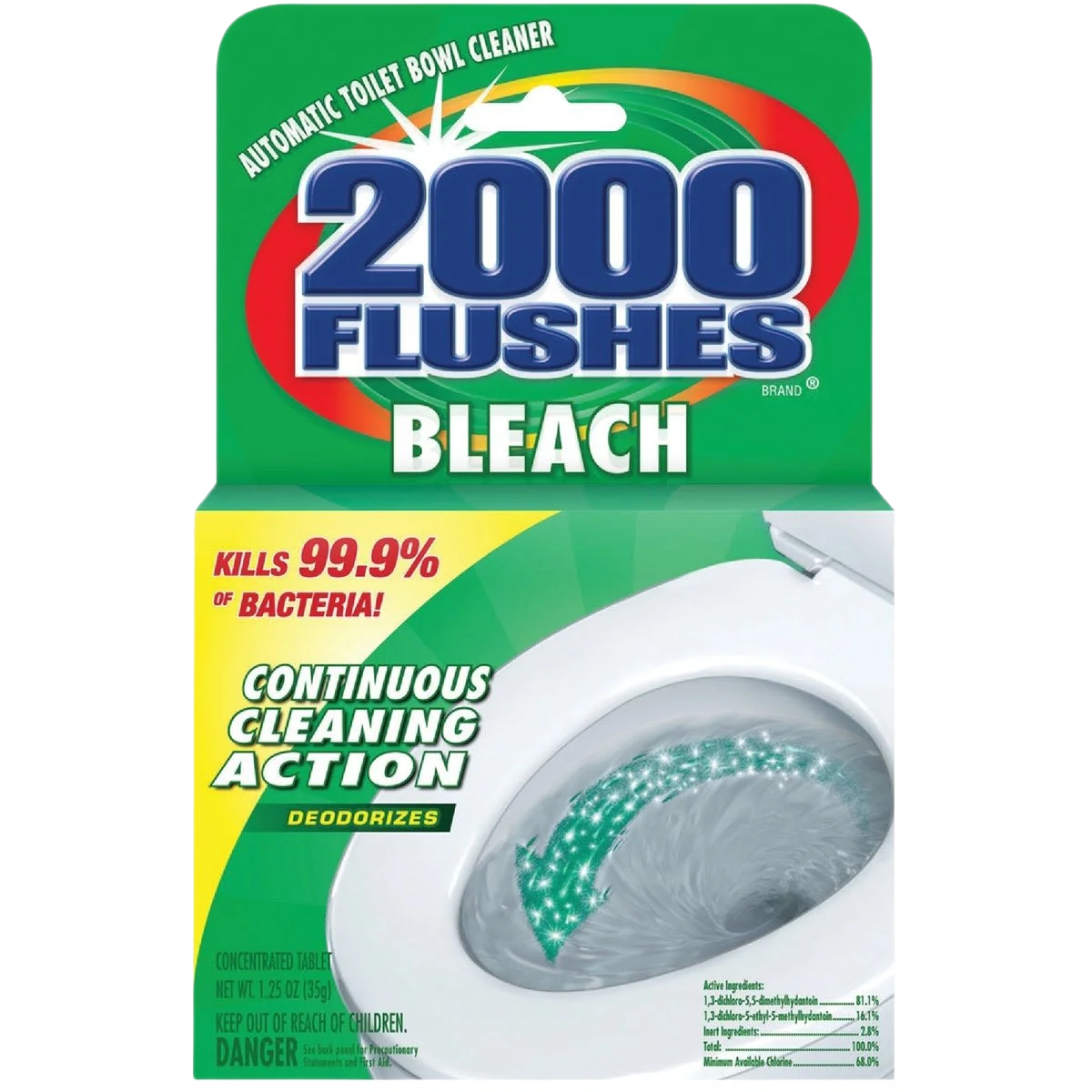 Carefully Designed 2000 Flushes Automatic Toilet Bowl Cleaner Concentrate Organic
