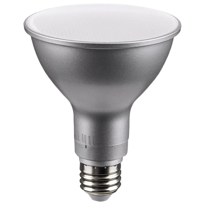 Specialty Satco 11 Watt PAR30LN LED 60 Degree Silver Medium Base Light Bulb Crafted