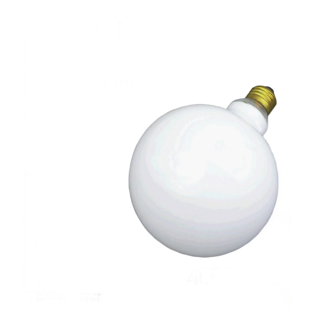 Practical Satco 100 Watt G40 Globe Light Bulb Versatile