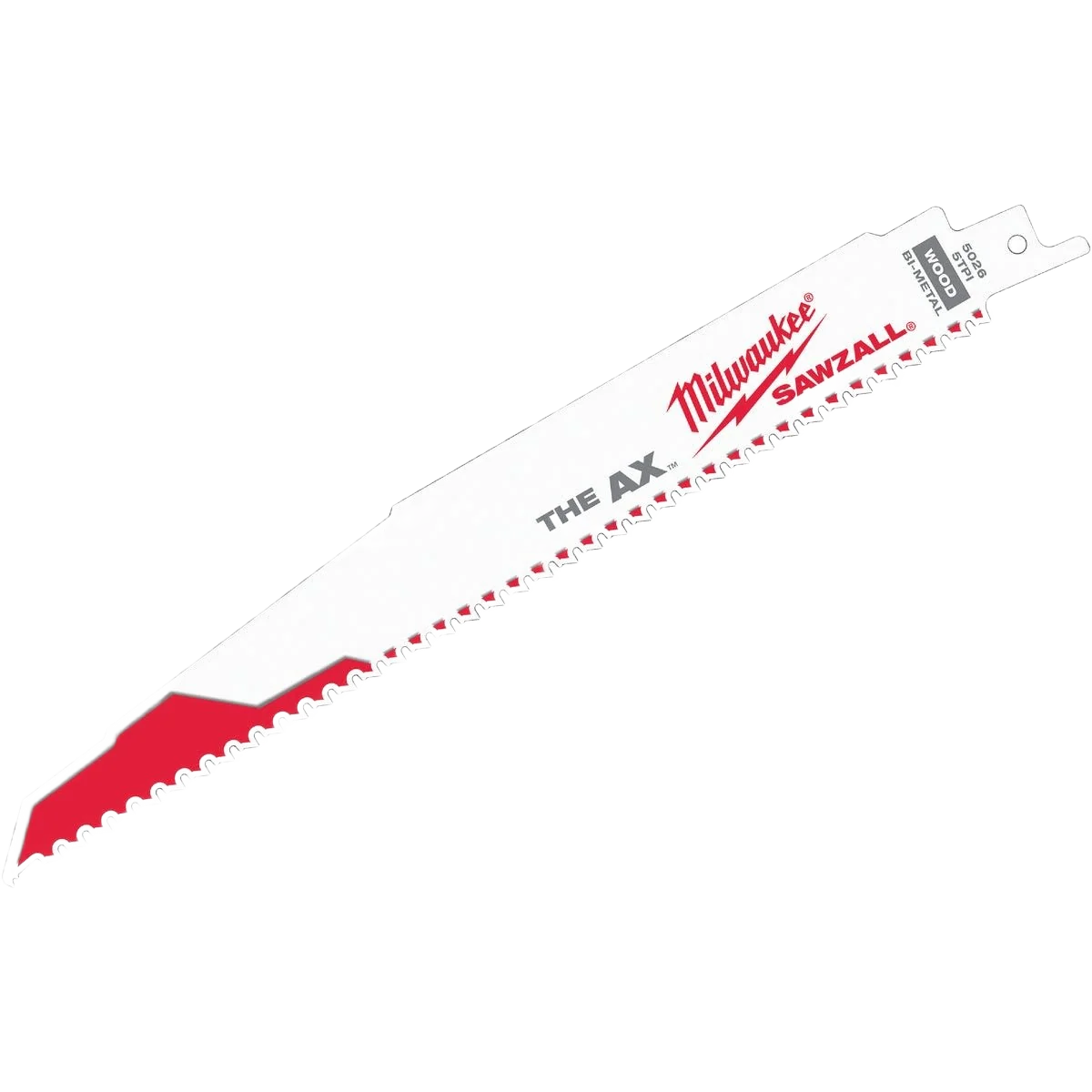 Green Milwaukee SAWZALL® AX™ 9 5-TPI Blades 5-Pack Selected