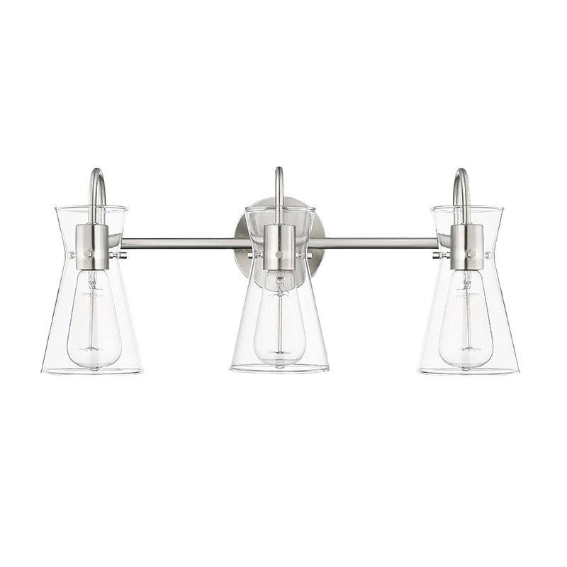Reliable Millennium Lighting 3 Fixture Brushed Nickel Camellia Vanity Breathable