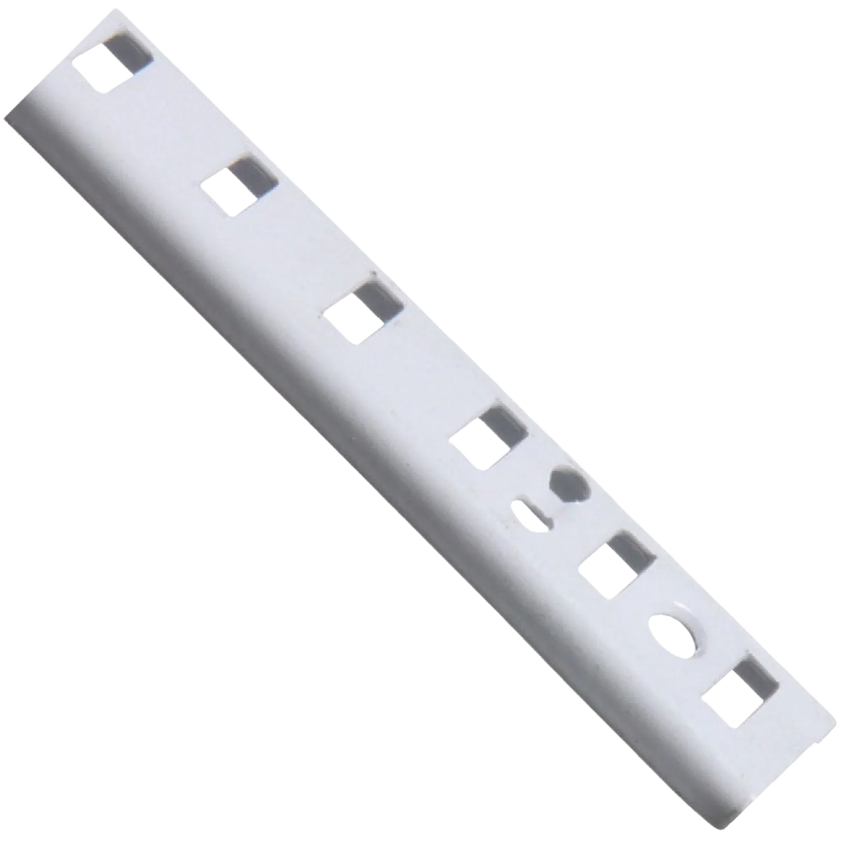 Casual Knape Vogt 255 Series 48 In. White Mortise-Mount Pilaster Shelf Standard Elite