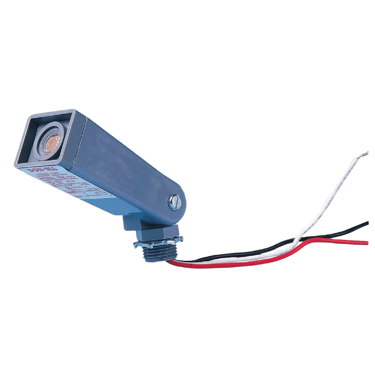 Easy-to-Use Do it Hard Wire Gray Floodlight Photocell Lamp Control Flexible