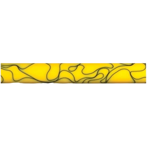 Easy-to-Use Berea Hardwoods Yellow and Black Acrylic Pen Blank Efficient