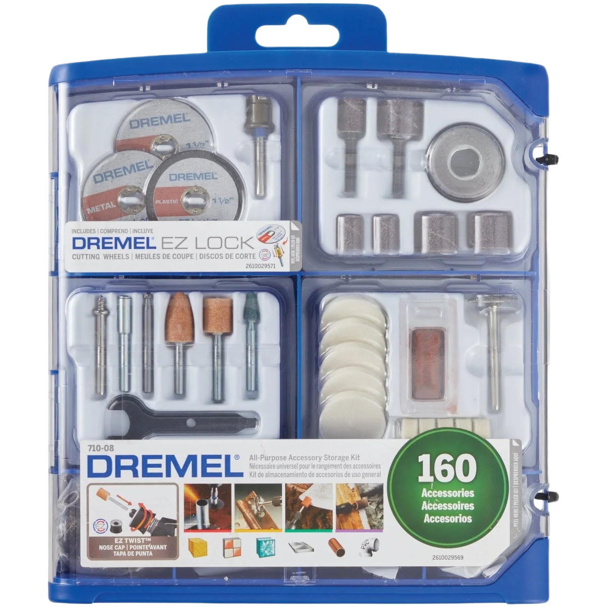 Advanced Dremel 160-Piece All-Purpose Rotary Tool Accessory Kit Next-Generation
