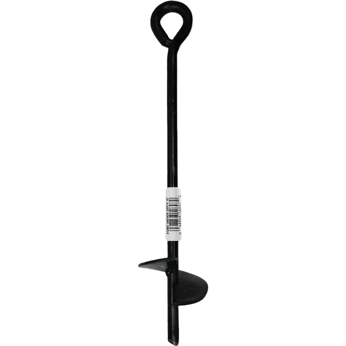 Traditional Midwest Air Tech Black Steel Screw-In Earth Anchor 3 In. x 15 In. Safe