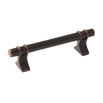 Safe Amerock Davenport 3-3 4 Center-to-Center Oil-Rubbed Bronze Cabinet Pull Natural
