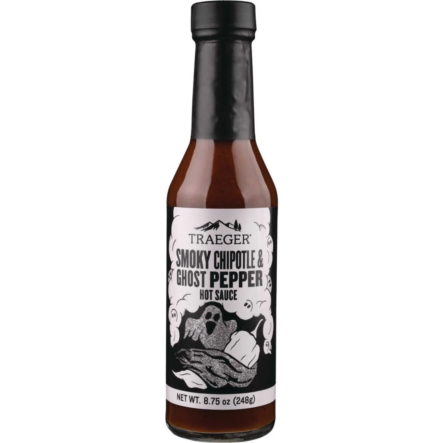 Recyclable Traeger Smoky Chipotle Ghost Pepper Hot Sauce 8.75 oz. Professional