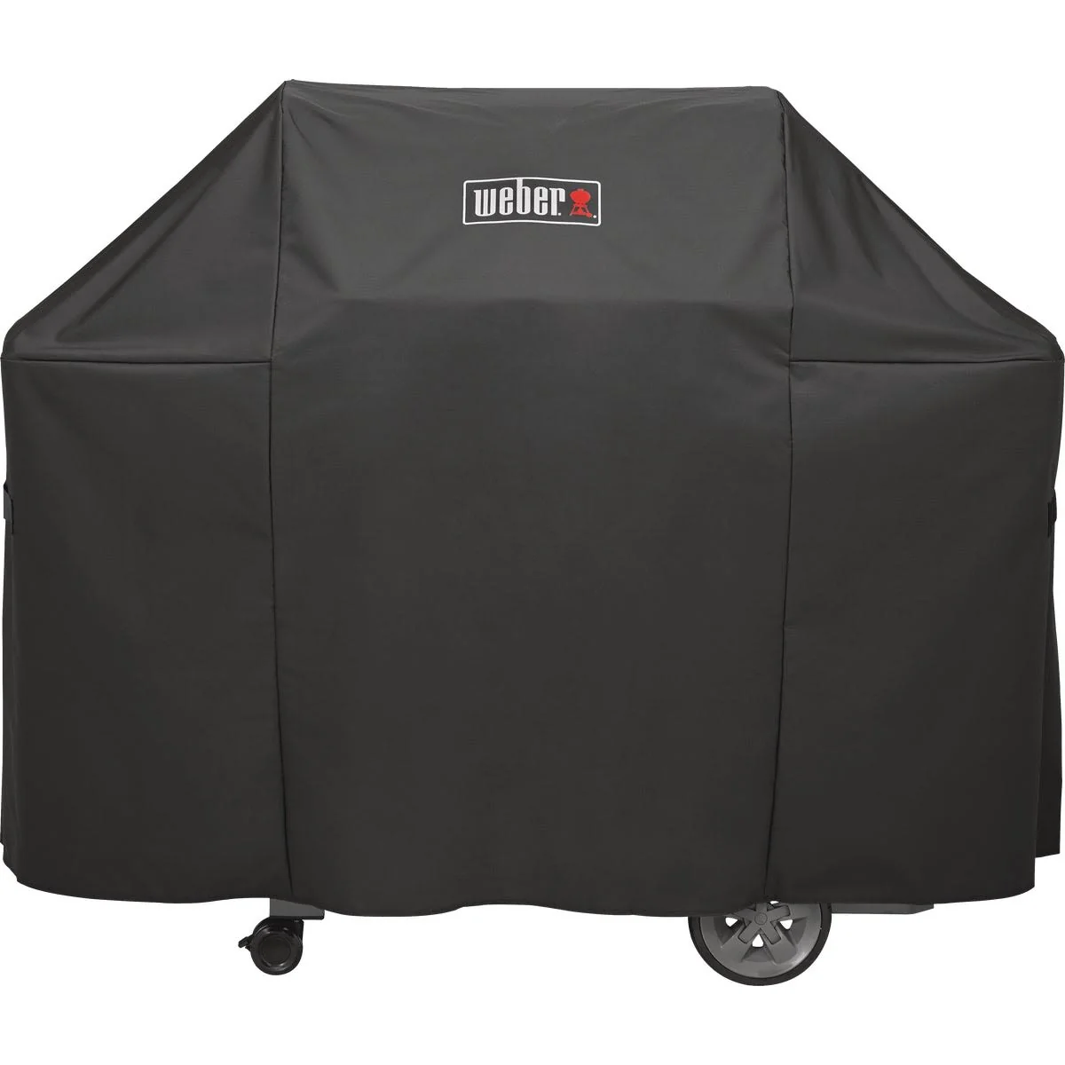 Comfortable Weber Genesis 300 Series Black Polyester Grill Cover 63 in. Traditional