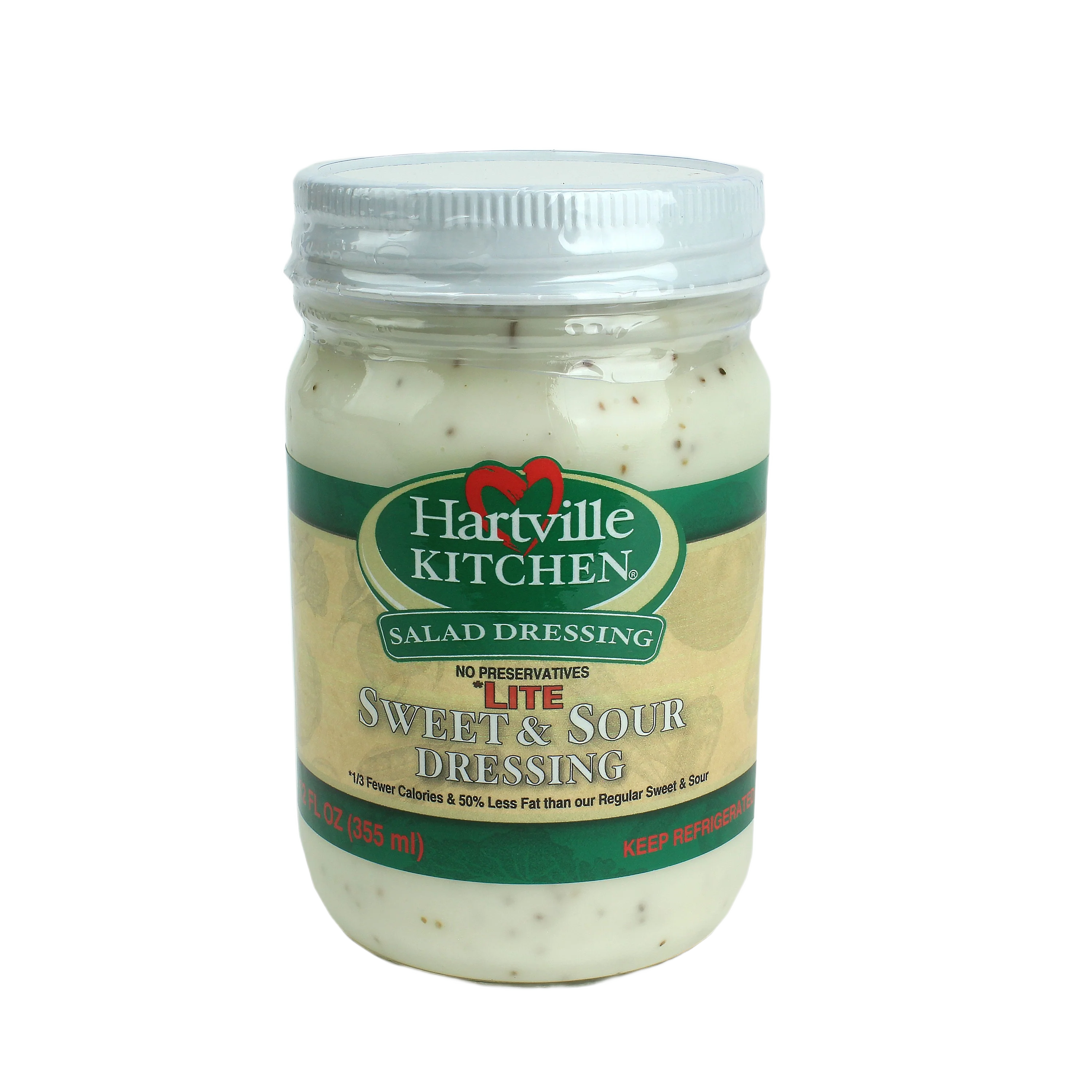Next-Generation Hartville Kitchen Refrigerated Lite Sweet Sour Dressing 12 oz. Safe