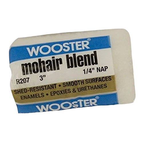 Official Wooster Brush 3 in. Mohair Blend Roller Cover Consistent