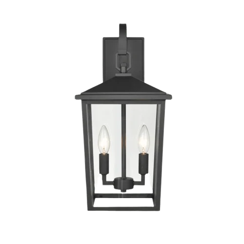 Expertly Made Millennium Lighting Fetterton Powder Coated Black Two Light Outdoor Wall Sconce Functional
