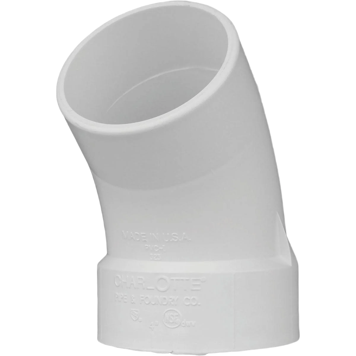 Consistent Charlotte Pipe Genova 45 deg. Street Elbow Original Design