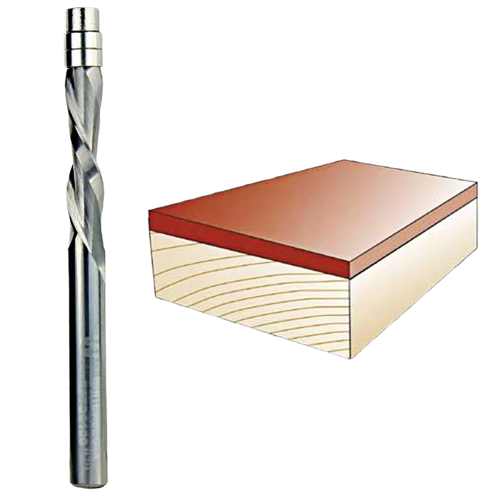 Responsible Whiteside Spiral Downcut Flush Trim Bit 1 4 in. SH x 1 4 in. CD x 1 in. CL Comfortable