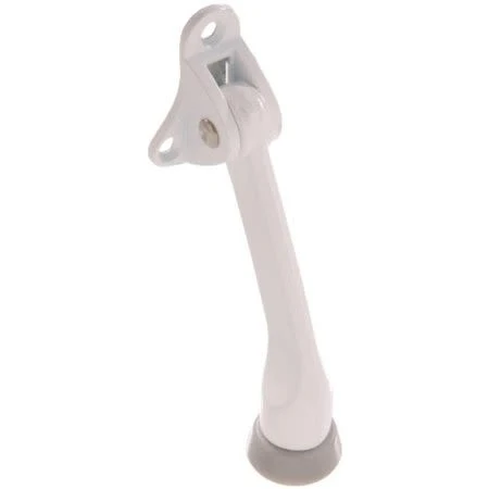 Recyclable Hillman White Kickdown Door Stop 4 in. Selected
