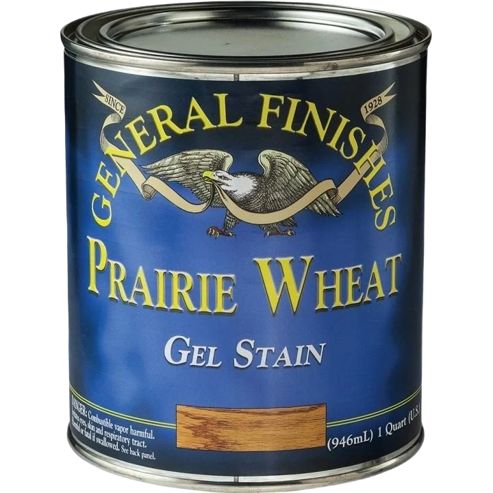Original General Finishes Prairie Wheat Gel Stain 1 Quart Unique