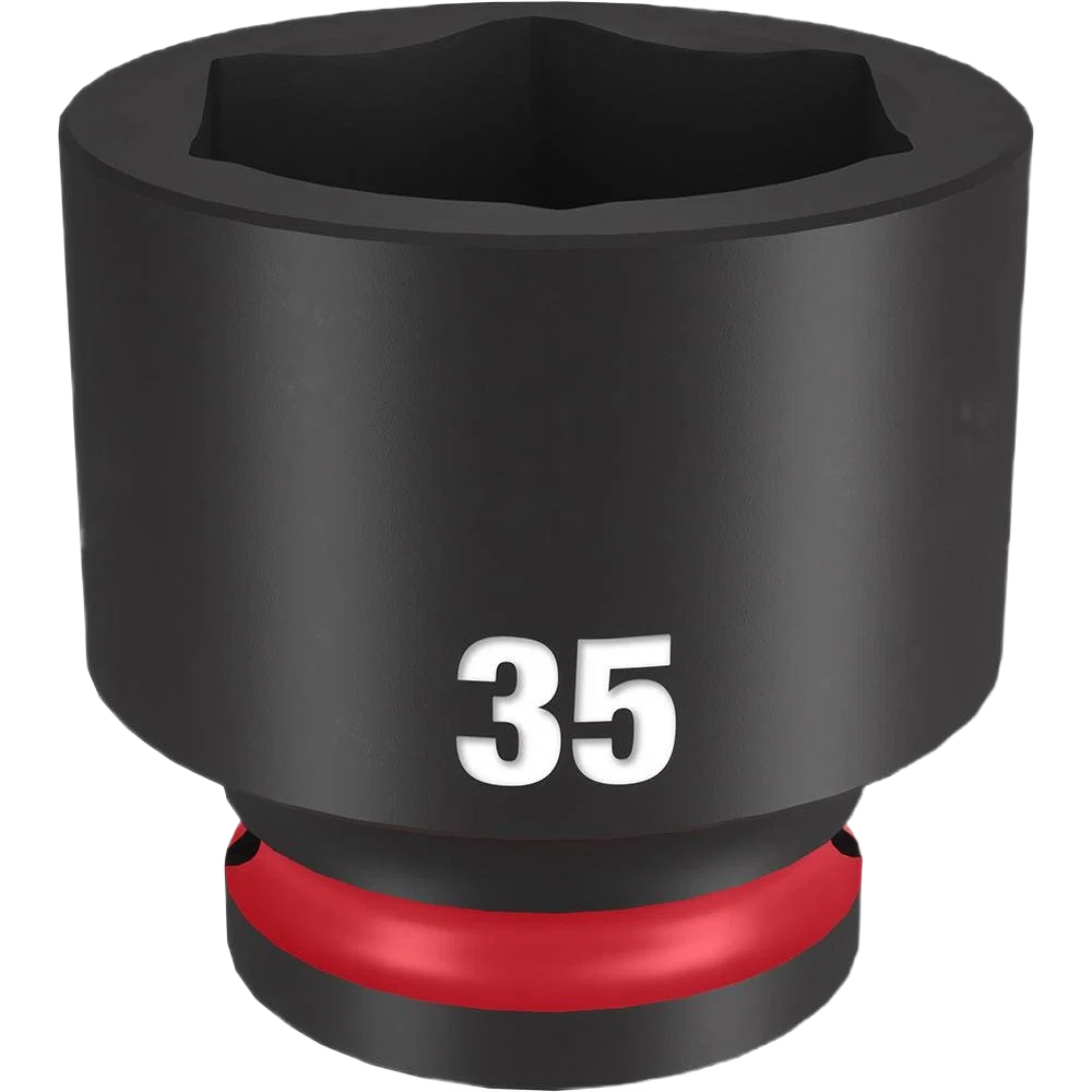 Easy-to-Use Milwaukee SHOCKWAVE™ Impact Duty™ 1 2 Drive 35-mm 6 Point Socket Luxury