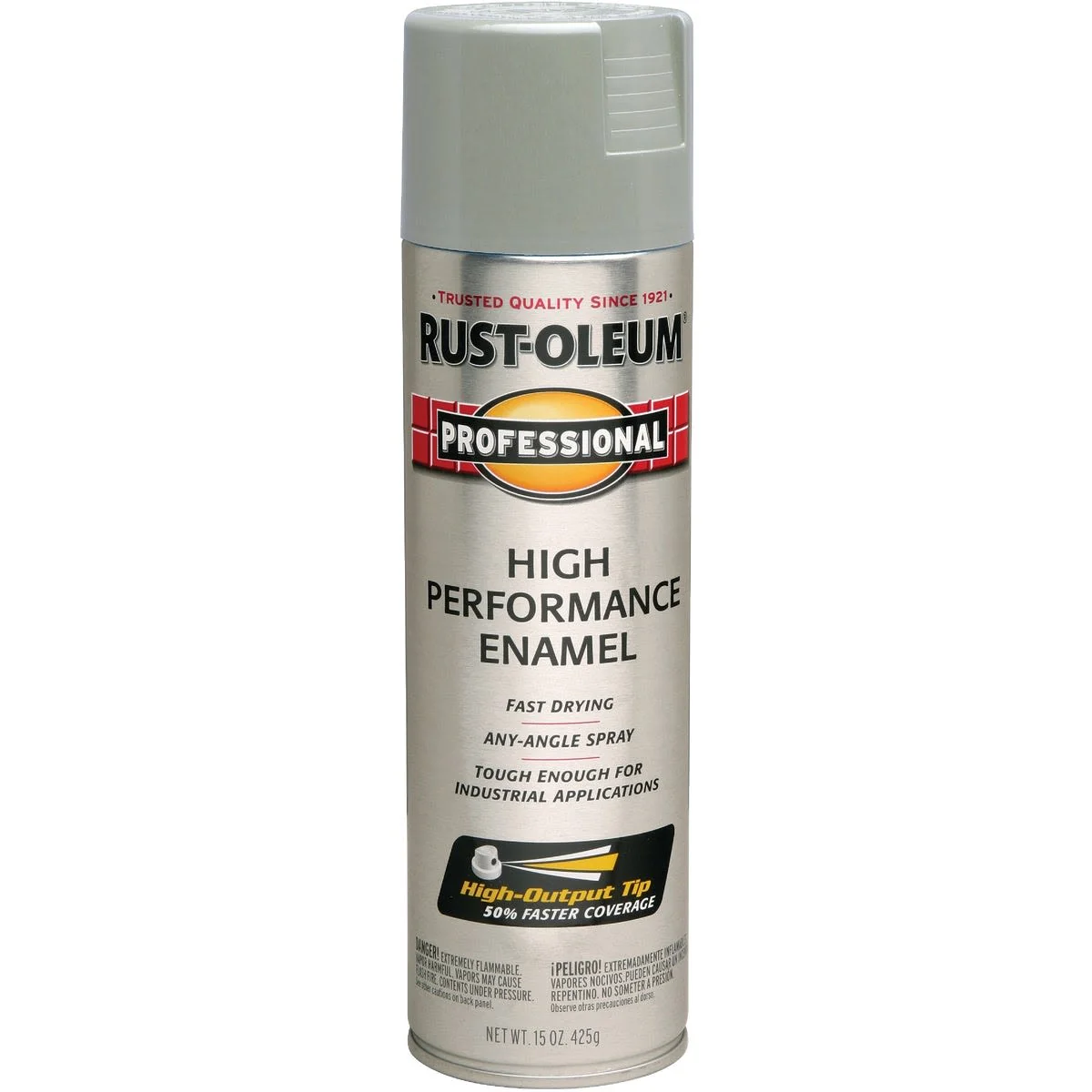 Original Design Rust-Oleum Professional Light Machine Gray Enamel Paint Spray 15 oz. Sophisticated