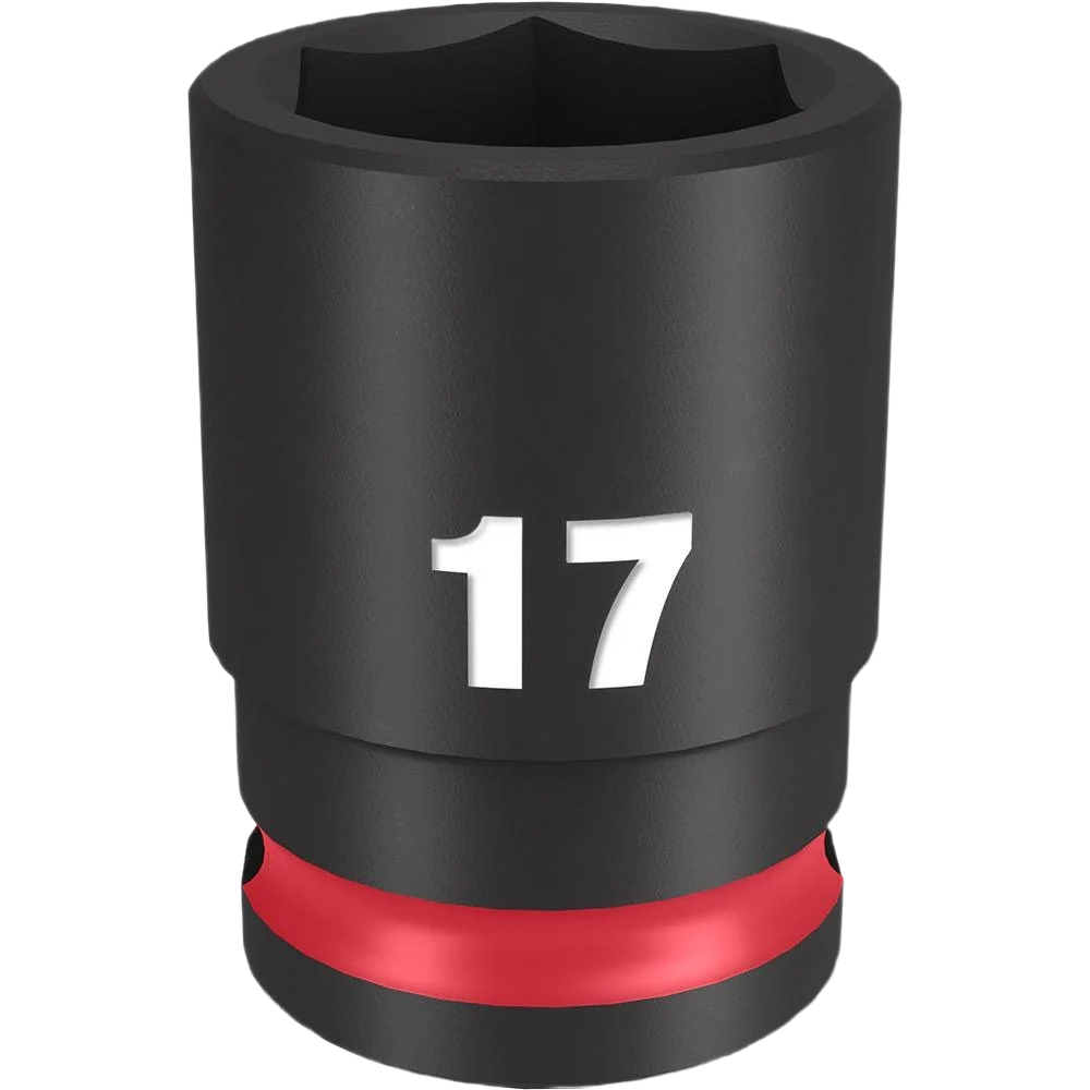 Convenient Milwaukee SHOCKWAVE™ Impact Duty™ 3 8 Drive 17-mm 6 Point Socket Reliable