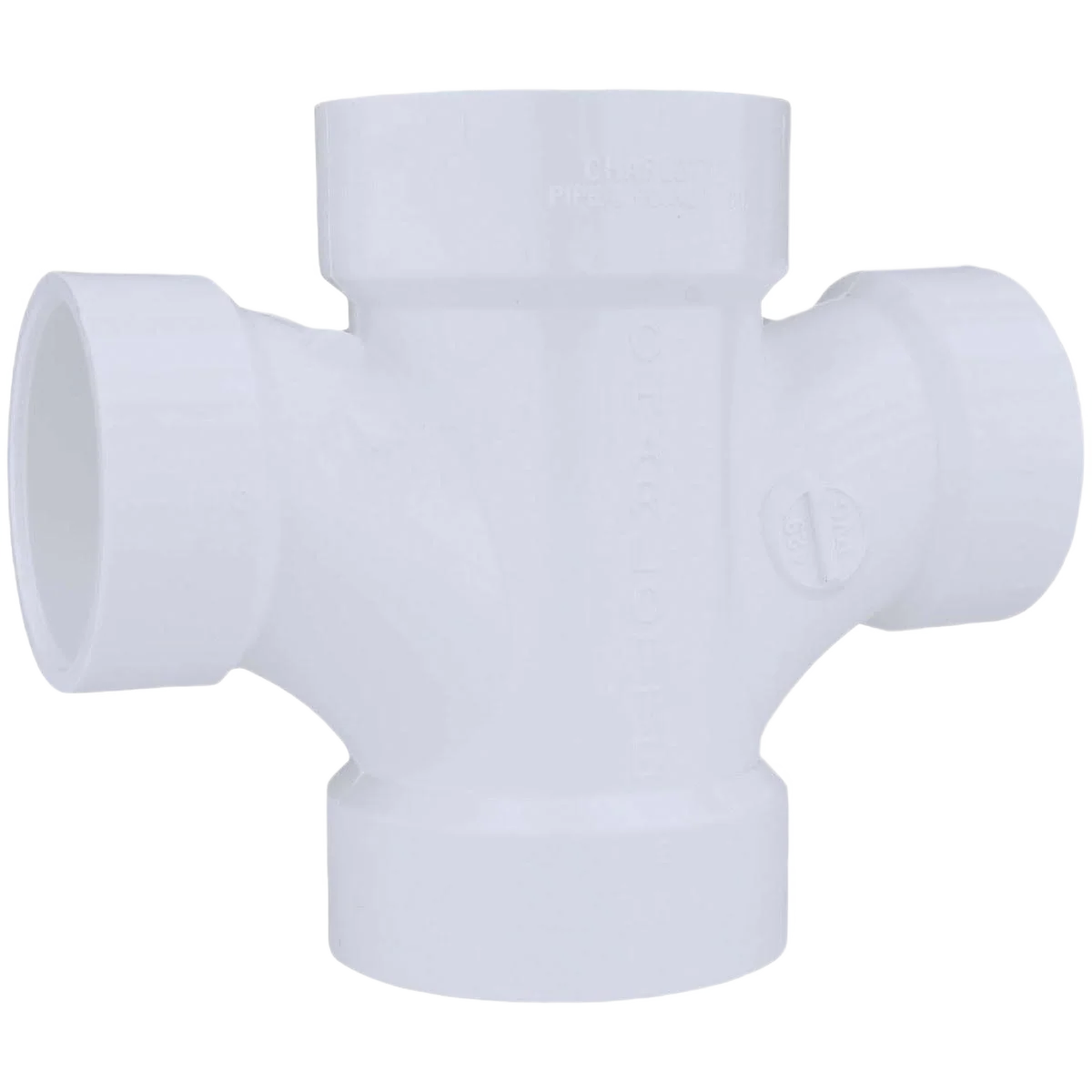 Exceptional Charlotte Pipe Genova Reducing Double Sanitary Tee Soft