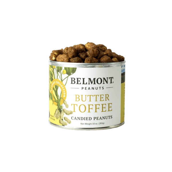 Fine Belmont Butter Toffee Candied Peanuts 10 oz. Quality