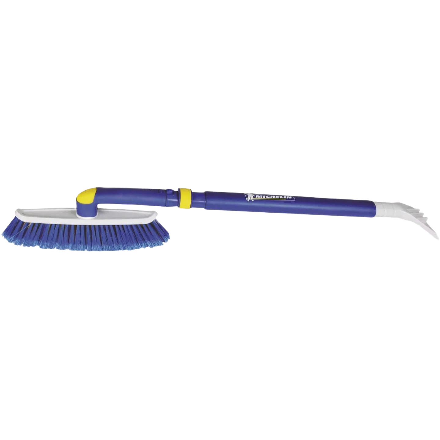 Lightweight Michelin Steel Hybrid Telescopic Snowbrush with Ice Scraper 50 in. Certified