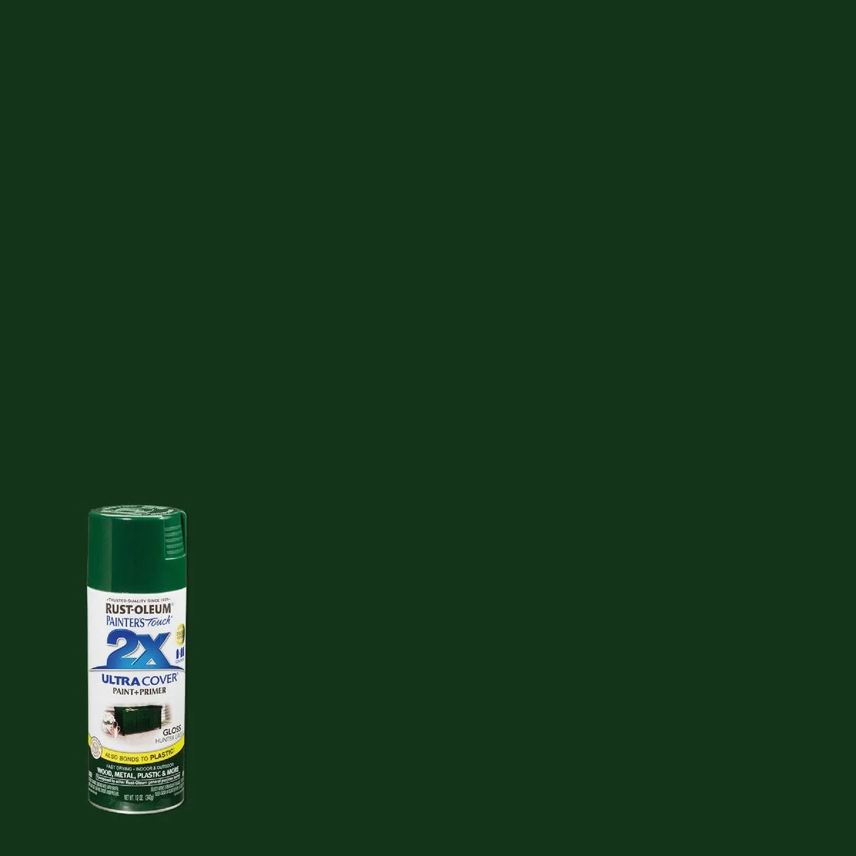 Prestigious Rust-Oleum Painters' Touch 2X Hunter Green Gloss Spray Paint Primer 12 oz. Sophisticated