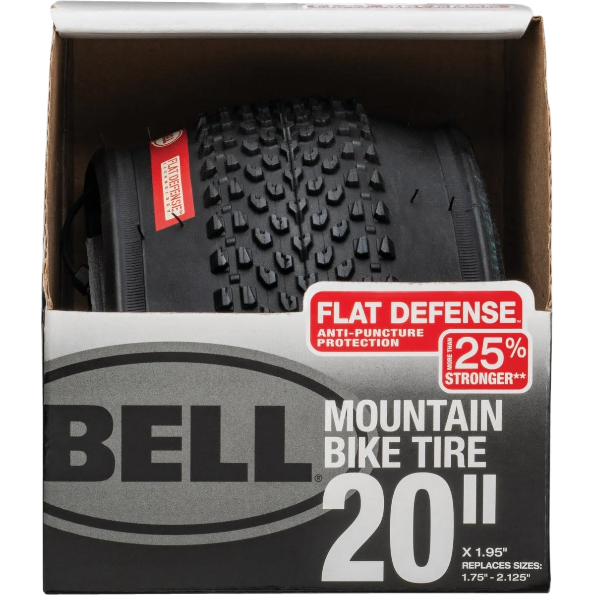 Dependable Bell Mountain Bicycle Tire with Kevlar Selected